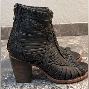 Freebird by Steven Black Braided Sandals